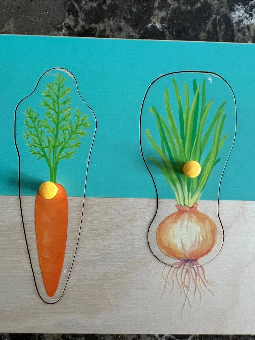 Lovevery Community Garden Wooden Peg Puzzle